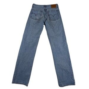 Levis Premium Wedgie Straight BIG E Jeans High Rise Button Fly Womens 27